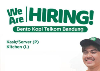 ADA 2 POSISI! Bento Kopi Telkom Bandung Gelar Loker Buat Tamatan SMA dan SMK