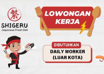 Fresh Graduate Mendekat! Shigeru Japanese Fresh Deli Buka Loker Buat Tamatan SMA SMK