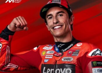 Pembalap Ducati Marc Marquez