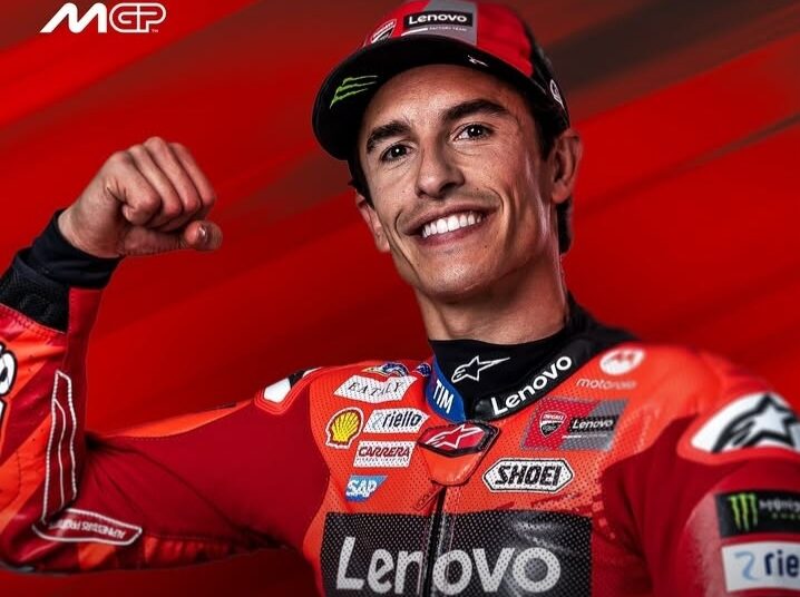 Pembalap Ducati Marc Marquez