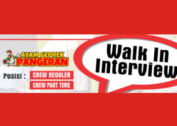 WALK IN INTERVIEW! Ayam Geprek Pangeran Bandung Gelar Loker Teranyar Buat Tamatan SMA SMK