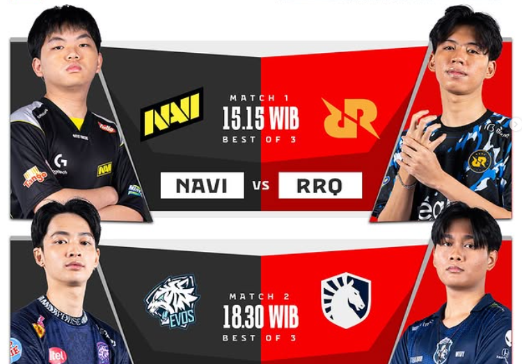 Jadwal MPL ID Season 15, Jumat 7 Maret 2025: Ada RRQ Hoshi, EVOS dan TLID Akan Bermain !