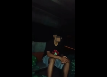 Seorang Bocah Tertangkap Basah Curi Jeruk di Paleran Jember (Facebook/Info Warganet Umbulsari)