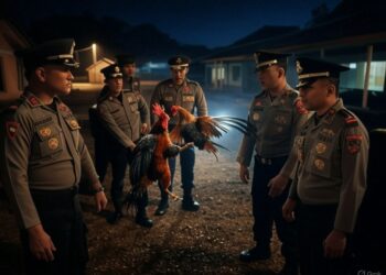 Fakta-Fakta Tiga Polisi Gugur Saat Gerebek Sabung Ayam di Lampung, Baku Tembak Dengan Anggota TNI ?