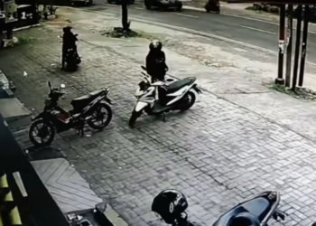 Motor Beat Berhasil Digondol Maling di Pertokoan Tanggul Jember (Facebook/IWJ)