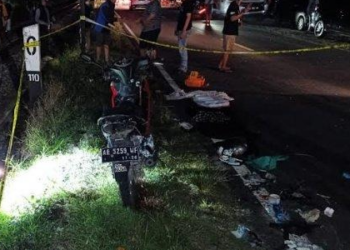 Kecelakaan Motor Serempet Sepeda di Jalur Blitar-Malang (Istimewa)