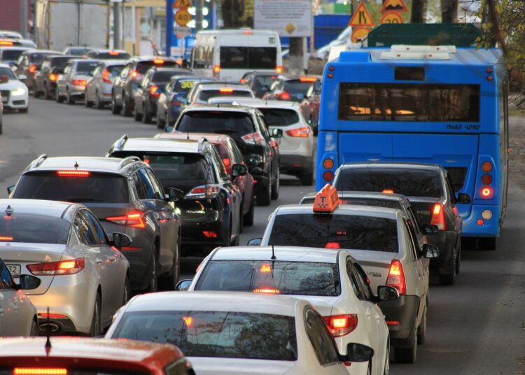 Ilustrasi macet.