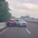 Bukan Karena Emosi, Begini Cerita Sebenarnya Mobil Pajero dan Fortuner Bisa Bersenggolan di Tol