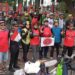 Gowes Cimahi – Papua, Taufik Dilepas Warga dengan Meriah