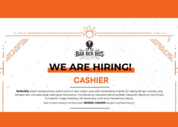 Ada Banyak Benefit! BarBerBos Bandung Gelar Loker Posisi Kasir Buat Tamatan SMA SMK