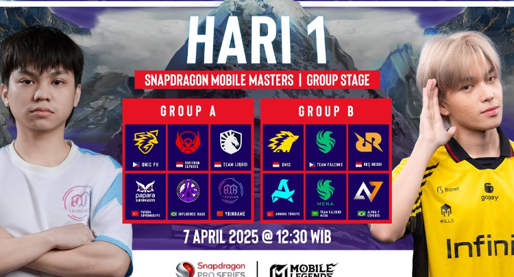 Jadwal ESL Snapdragon Mobile Masters MLBB 2025: Ada RRQ Hoshi, TLID, ONIC dan BTR Beramain 7 April!