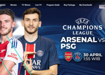 Jala Live Arsenal vs PSG (Vision Plus)