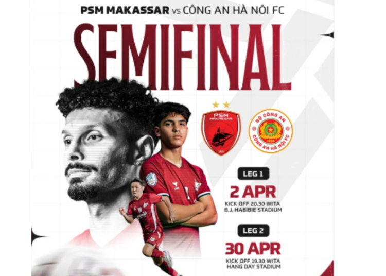 Jala Live Cong An Ha Noi FC VS PSM Makassar (Instagram PSM)