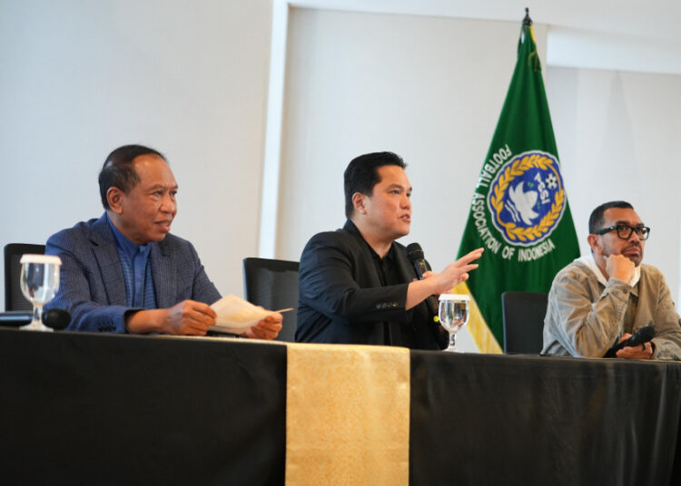 Erick Thohir Imbau Suporter Tak Bully Elkan Baggott (PSSI)