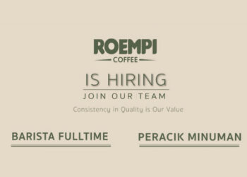 2 POSISI SEKALIGUS! Roempi Coffee Bandung Gelar Loker Buat Tamatan SMA dan SMK