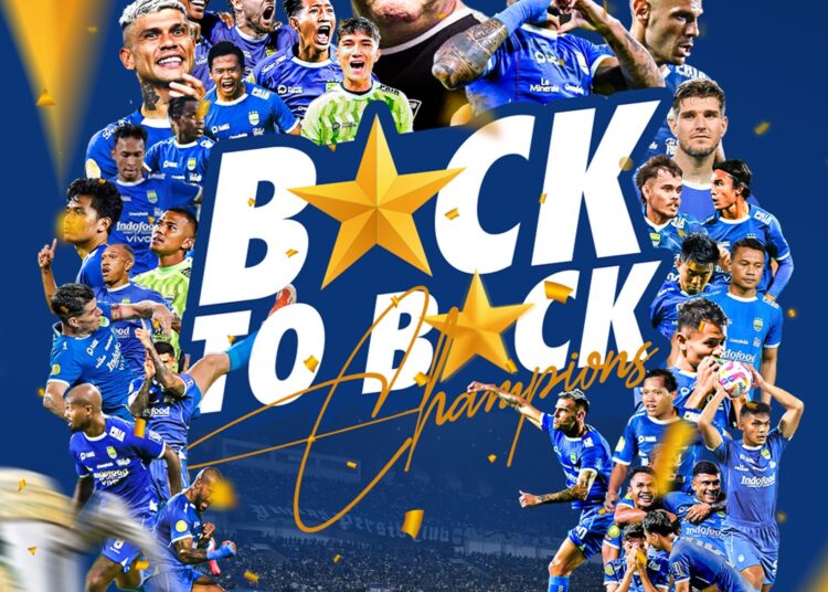 Persib Bandung Ukir Sejarah Pertama Kali Berhasil Juara Liga 1 Back-to-Back!