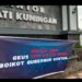 Wartawan Kuningan Gelar Aksi Spontan Sambut KDM, Pasang Spanduk ‘Boikot Gubernur Konten’