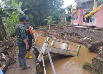 Banjir dan Longsor Terjang Desa Calingcing Kabupaten Tasikmalaya, Ini Kondisinya