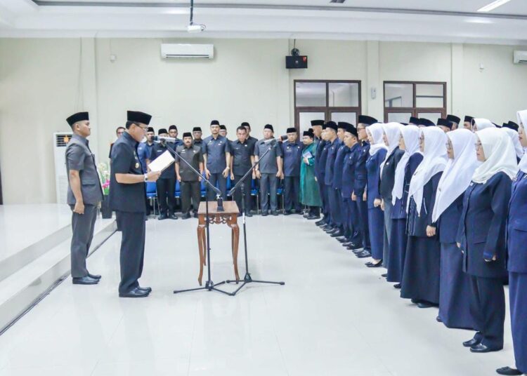 Bupati Ciamis Resmi Lantik 184 Guru, Ini Harapannya