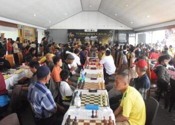 150 Pecatur Adu Strategi di Turnamen Catur Non Master di Obyek Wisata J & J