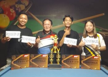 Pebiliar Cirebon Mendominasi Nine Ball di Arena Spot Billiard