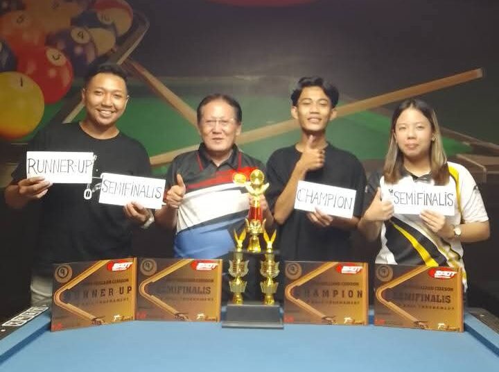 Pebiliar Cirebon Mendominasi Nine Ball di Arena Spot Billiard