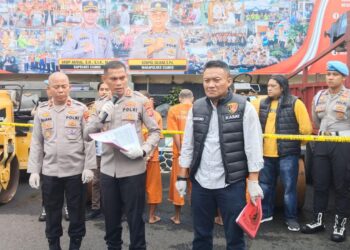 Satreskrim Polres Ciamis Bekuk 4 Pelaku Sindikat Pencurian Alat Berat Bernilai Ratusan Juta Rupiah