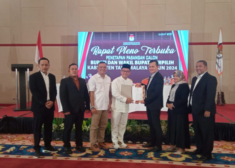 KPU Resmi Tetapkan Paslon Bupati dan Wabup Terpilih PSU Tasikmalaya 2025