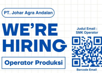 Info Loker Operator Produksi! PT Johar Agra Andalan Bandung Gelar Lowongan Terbaru
