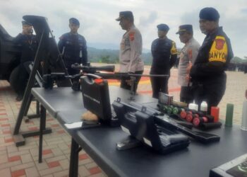 Kapolresta Tasik Pimpin Gelar Pasukan, Pesan Agar Pengamanan Dilakukan secara Humanis