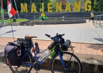 Gowes PWI Cimahi-Papua, Hari ke-4 Tempuh 79 Km, Banjar-Majenang