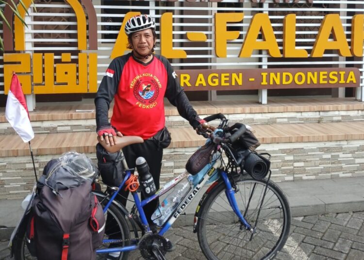 Gowes PWI, Cimahi-Papua, Hari ke-12, Klaten-Sragen 74 Km