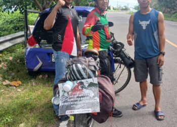 Gowes PWI Cimahi-Papua, Taufik Sudah sampai Dompu