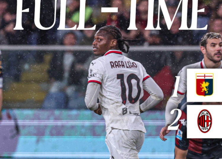 AC Milan Bangkit dan Tumbangkan Genoa (x.com/acmilan)
