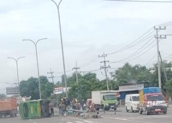 Kecelakaan tunggal di Madiun (Istimewa)