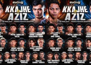 Jadwal dan Jam Tayang Byon Combat Showbiz Vol. 5 Mulai Pukul 16.00 WIB Ada Kkhje vs Aziz dan Jaden Vs Andi Cobra !