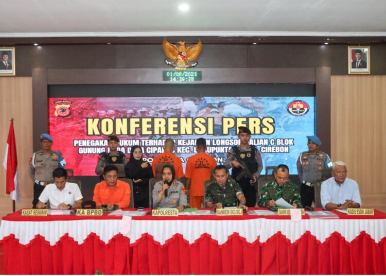 Polisi Tetapkan 2 Tersangka Terkait Longsor Tambang di Gunung Kuda Cirebon