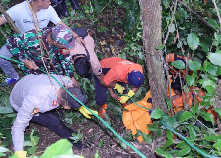 Tim SAR Gabungan Temukan Jasad Nenek di Dalam Jurang, Diduga Jadi Korban Pembunuhan
