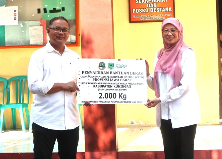 Desa Cimenga Kuningan Berpotensi Rawan Pangan, Terima Bantuan DKPP Jawa Barat
