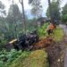 Truk Bermuatan Pasir Terguling di Jalan Gunung Geulap Cihurip Garut, Ini Kondisinya