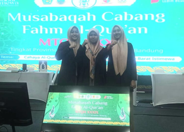 MTQH ke-39, Emas Pertama Kabupaten Bandung dari Cabang Fahmil Qur’an