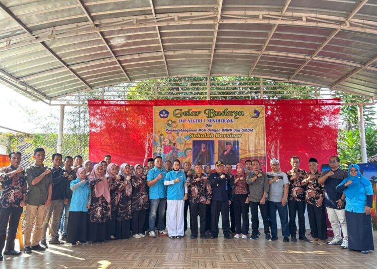 Perpisahan Siswa SMPN 1 Nusaherang Kuningan Ditandai Edukasi P4GN, Ini Tujuannya