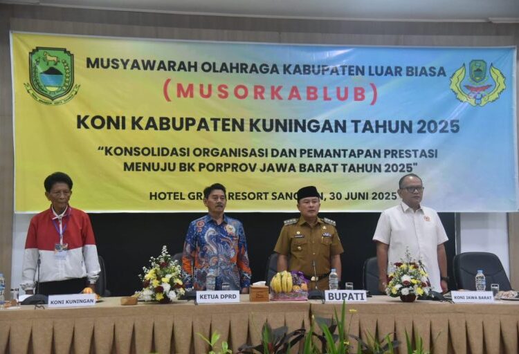 Trias Andriana Terpilih Sebagai Ketum KONI Kuningan Periode 2025-2029