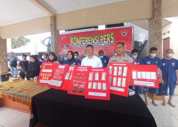 Polres Tasikmalaya Ciduk 9 Pengedar Narkoba, Ini Modusnya