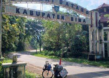 Gowes PWI Cimahi-Papua, Bima – Sape 51 Km