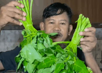 Sate Kangkung Sedang Viral Karena Dimakan Mursyid dan Nanakoot, Aman Kah Kangkung Dibakar?