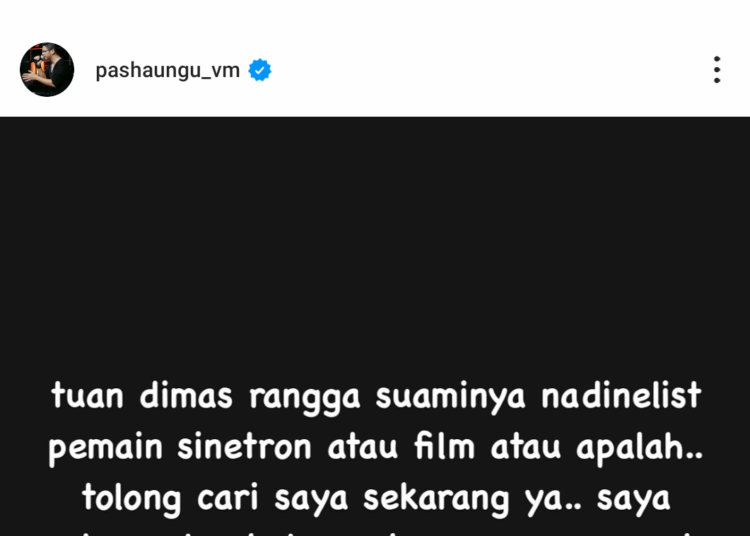 Pasha Ungu Marah di Instagram, Diduga Ada Aksi Tak Terpuji dari Aktor Dimas Anggara pada Anaknya Keisha Alvaro di Lokasi Syuting