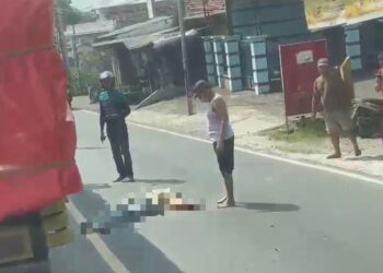 Kecelakaan di Gresik (Istimewa)