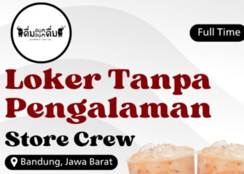 Tanpa Pengalaman! Dum Dum Thai Drink Bandung Buka Loker Posisi Store Crew