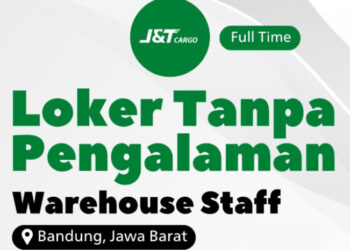 Tanpa Pengalaman! JNT Cargo Bandung Gelar Loker Posisi Staff Gudang